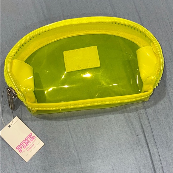 Victoria’s Secret Translucent Green Medium Pouch - Picture 2 of 4